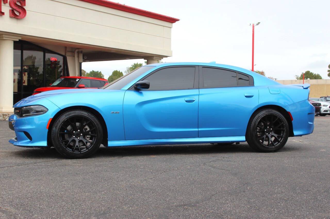 2023 Blue Dodge Charger R/T (2C3CDXCT4PH) with an HEMI 5.7L V8 370hp 395ft. lbs. 5.7L V8 engine, Automatic 8-Speed transmission, located at 4301 NW 39th , Oklahoma City, OK, 73112, (405) 949-5600, 35.512135, -97.598671 - Hablamos espanol. SPEND SMART --- BUY FROM SUPER SPORTS. ALL PRICES, DOWN PAYMENTS, PAYMENTS, AND FINANCE TERMS ARE NEGOTIABLE AT THE TIME OF APPROVAL. WE WILL WORK WITH YOU TO FIT YOUR BUDGET. WE WILL EVEN LOWER AND ADJUST THE NUMBERS TO HELP MAKE THE VEHICLE MORE AFFORDABLE FOR YOU.- Photo#5
