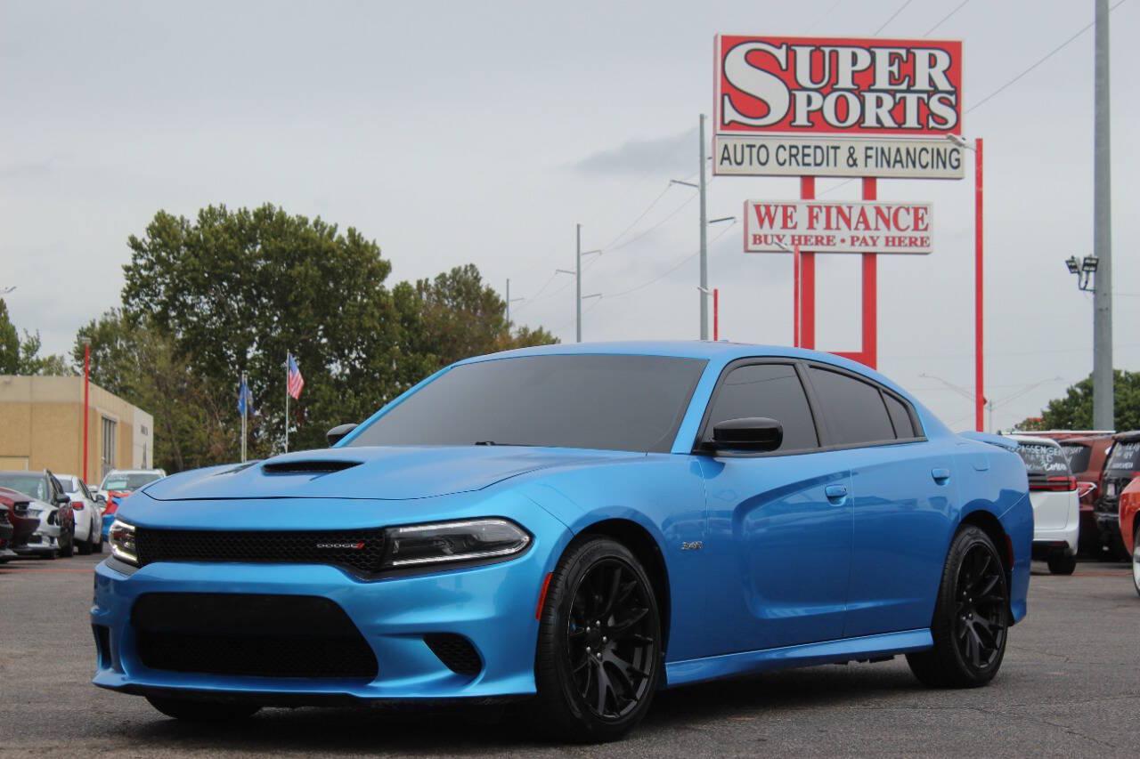 2023 Blue Dodge Charger R/T (2C3CDXCT4PH) with an HEMI 5.7L V8 370hp 395ft. lbs. 5.7L V8 engine, Automatic 8-Speed transmission, located at 4301 NW 39th , Oklahoma City, OK, 73112, (405) 949-5600, 35.512135, -97.598671 - Hablamos espanol. SPEND SMART --- BUY FROM SUPER SPORTS. ALL PRICES, DOWN PAYMENTS, PAYMENTS, AND FINANCE TERMS ARE NEGOTIABLE AT THE TIME OF APPROVAL. WE WILL WORK WITH YOU TO FIT YOUR BUDGET. WE WILL EVEN LOWER AND ADJUST THE NUMBERS TO HELP MAKE THE VEHICLE MORE AFFORDABLE FOR YOU.- Photo#6