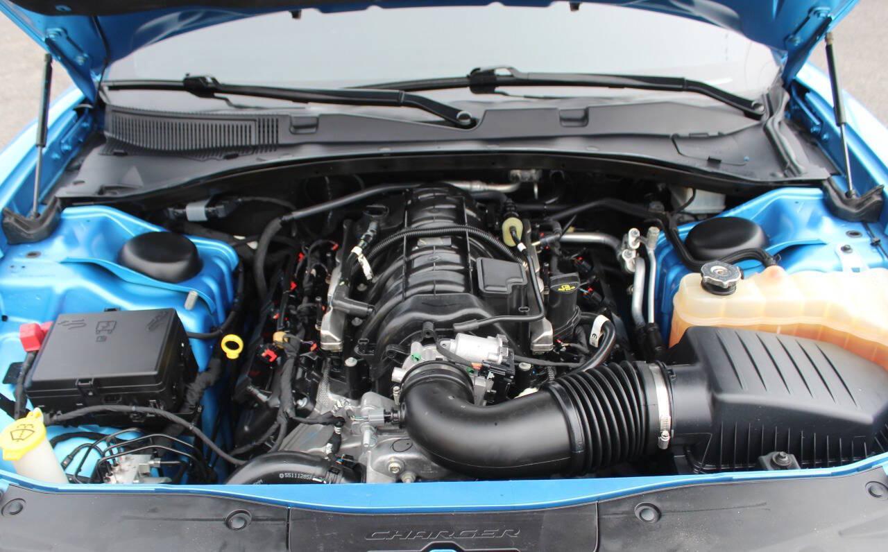 2023 Blue Dodge Charger R/T (2C3CDXCT4PH) with an HEMI 5.7L V8 370hp 395ft. lbs. 5.7L V8 engine, Automatic 8-Speed transmission, located at 4301 NW 39th , Oklahoma City, OK, 73112, (405) 949-5600, 35.512135, -97.598671 - Hablamos espanol. SPEND SMART --- BUY FROM SUPER SPORTS. ALL PRICES, DOWN PAYMENTS, PAYMENTS, AND FINANCE TERMS ARE NEGOTIABLE AT THE TIME OF APPROVAL. WE WILL WORK WITH YOU TO FIT YOUR BUDGET. WE WILL EVEN LOWER AND ADJUST THE NUMBERS TO HELP MAKE THE VEHICLE MORE AFFORDABLE FOR YOU.- Photo#7