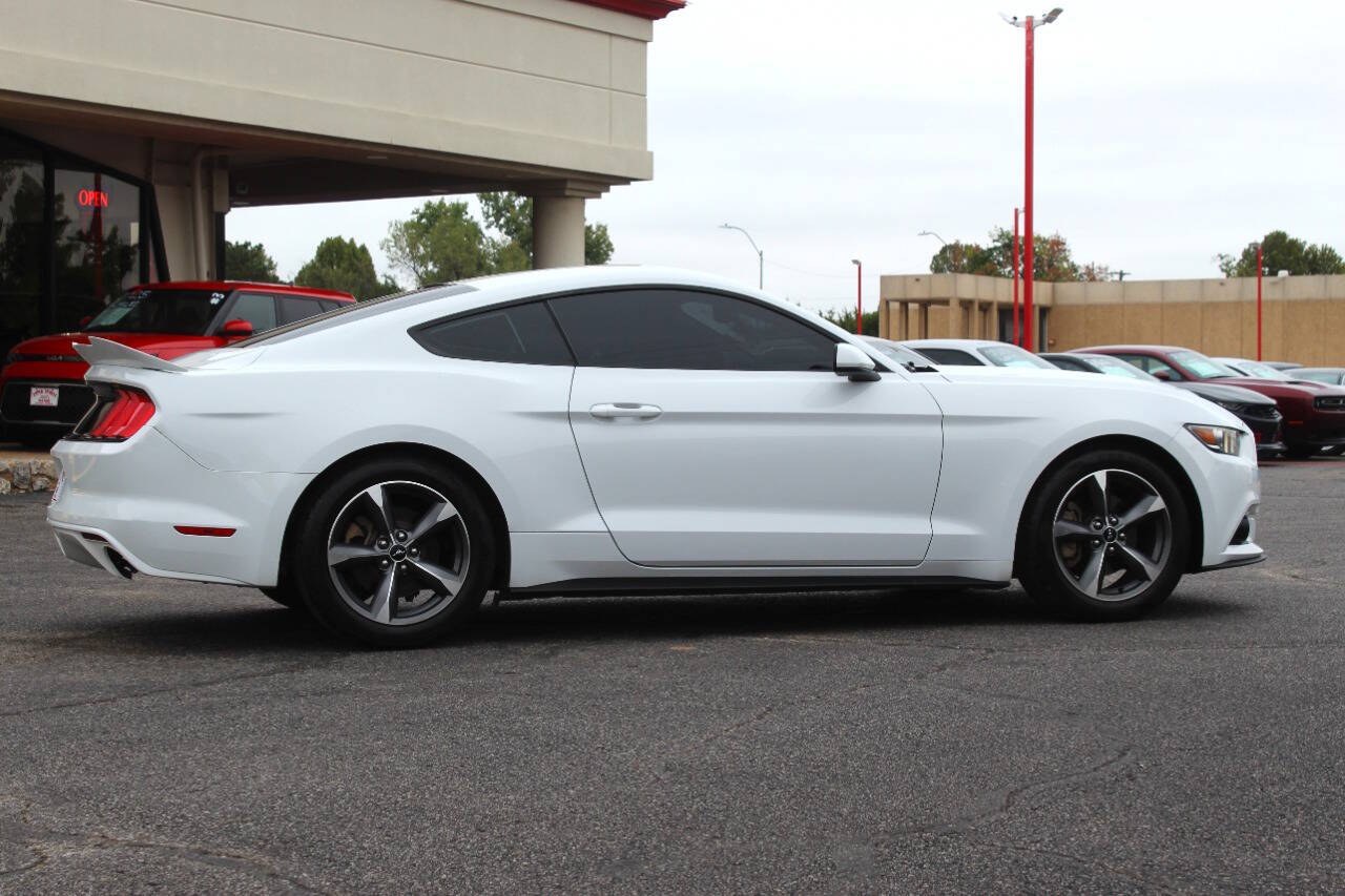 2015 White Ford Mustang V6 Coupe (1FA6P8AM1F5) with an 3.7L V6 3.7L V6 engine, Automatic 6-Speed transmission, located at 4301 NW 39th , Oklahoma City, OK, 73112, (405) 949-5600, 35.512135, -97.598671 - SPEND SMART --- BUY FROM SUPER SPORTS. ALL PRICES, DOWN PAYMENTS, PAYMENTS, AND FINANCE TERMS ARE NEGOTIABLE AT THE TIME OF APPROVAL. WE WILL WORK WITH YOU TO FIT YOUR BUDGET. WE WILL EVEN LOWER AND ADJUST THE NUMBERS TO HELP MAKE THE VEHICLE MORE AFFORDABLE FOR YOU. Our financing progra- Photo#2