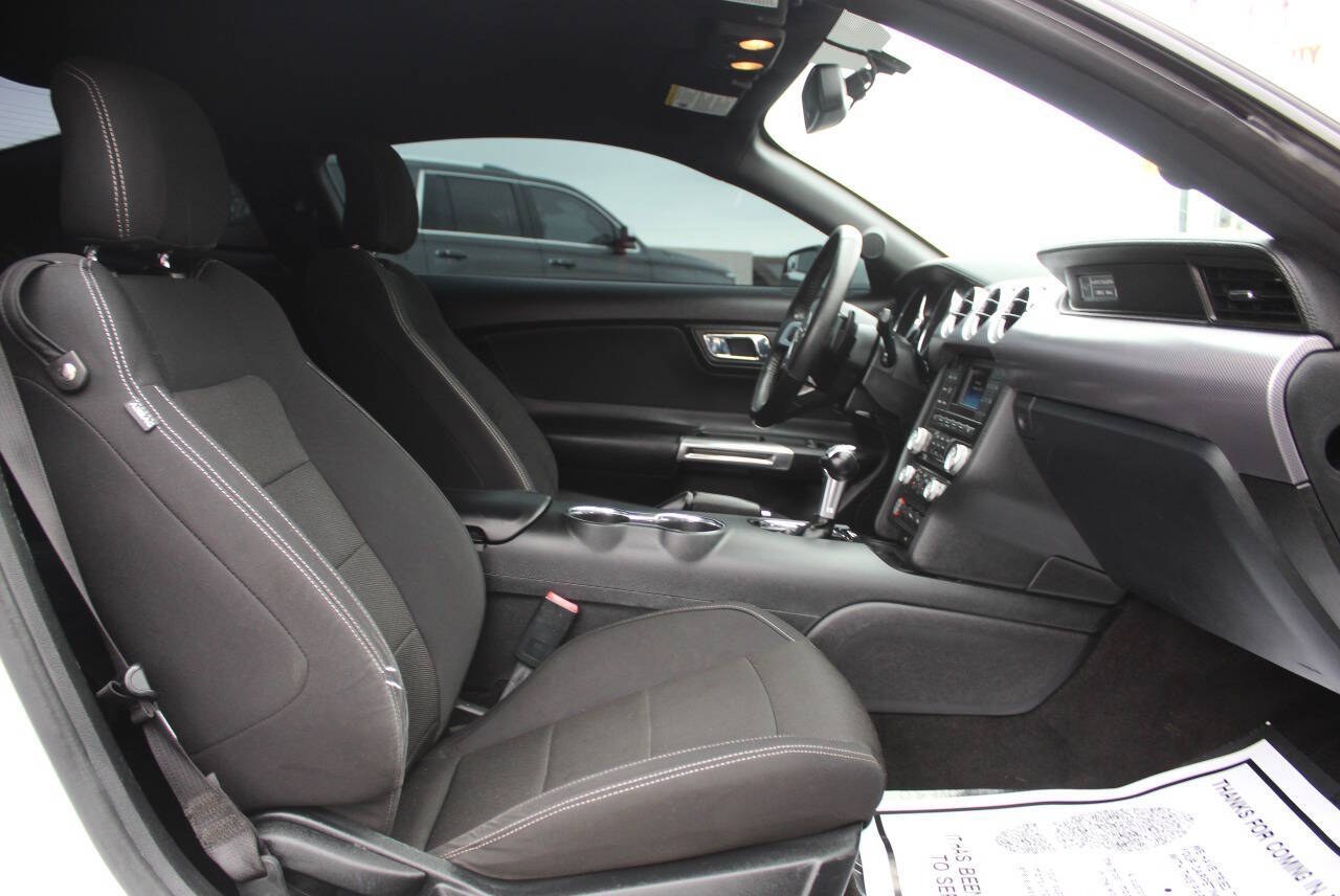 2015 White Ford Mustang V6 Coupe (1FA6P8AM1F5) with an 3.7L V6 3.7L V6 engine, Automatic 6-Speed transmission, located at 4301 NW 39th , Oklahoma City, OK, 73112, (405) 949-5600, 35.512135, -97.598671 - SPEND SMART --- BUY FROM SUPER SPORTS. ALL PRICES, DOWN PAYMENTS, PAYMENTS, AND FINANCE TERMS ARE NEGOTIABLE AT THE TIME OF APPROVAL. WE WILL WORK WITH YOU TO FIT YOUR BUDGET. WE WILL EVEN LOWER AND ADJUST THE NUMBERS TO HELP MAKE THE VEHICLE MORE AFFORDABLE FOR YOU. Our financing progra- Photo#9