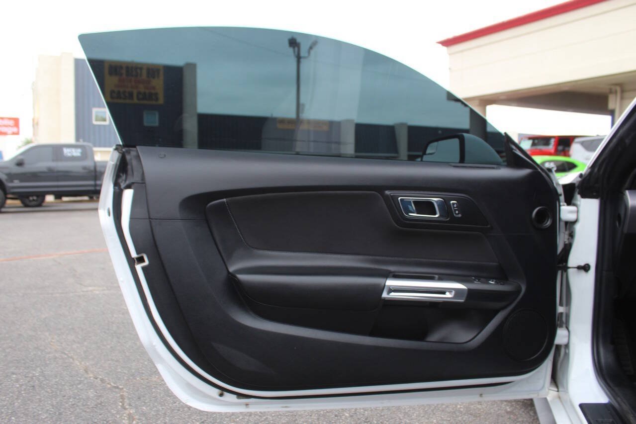 2015 White Ford Mustang V6 Coupe (1FA6P8AM1F5) with an 3.7L V6 3.7L V6 engine, Automatic 6-Speed transmission, located at 4301 NW 39th , Oklahoma City, OK, 73112, (405) 949-5600, 35.512135, -97.598671 - SPEND SMART --- BUY FROM SUPER SPORTS. ALL PRICES, DOWN PAYMENTS, PAYMENTS, AND FINANCE TERMS ARE NEGOTIABLE AT THE TIME OF APPROVAL. WE WILL WORK WITH YOU TO FIT YOUR BUDGET. WE WILL EVEN LOWER AND ADJUST THE NUMBERS TO HELP MAKE THE VEHICLE MORE AFFORDABLE FOR YOU. Our financing progra- Photo#12