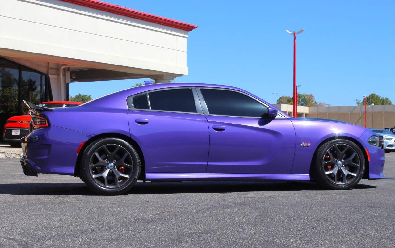2019 Purple Dodge Charger R/T 392 (2C3CDXGJ2KH) with an HEMI 6.4L V8 485hp 475ft. lbs. 6.4L V8 engine, Automatic 8-Speed transmission, located at 4301 NW 39th , Oklahoma City, OK, 73112, (405) 949-5600, 35.512135, -97.598671 - SPEND SMART --- BUY FROM SUPER SPORTS. ALL PRICES, DOWN PAYMENTS, PAYMENTS, AND FINANCE TERMS ARE NEGOTIABLE AT THE TIME OF APPROVAL. WE WILL WORK WITH YOU TO FIT YOUR BUDGET. WE WILL EVEN LOWER AND ADJUST THE NUMBERS TO HELP MAKE THE VEHICLE MORE AFFORDABLE FOR YOU. Our financing progra- Photo#2