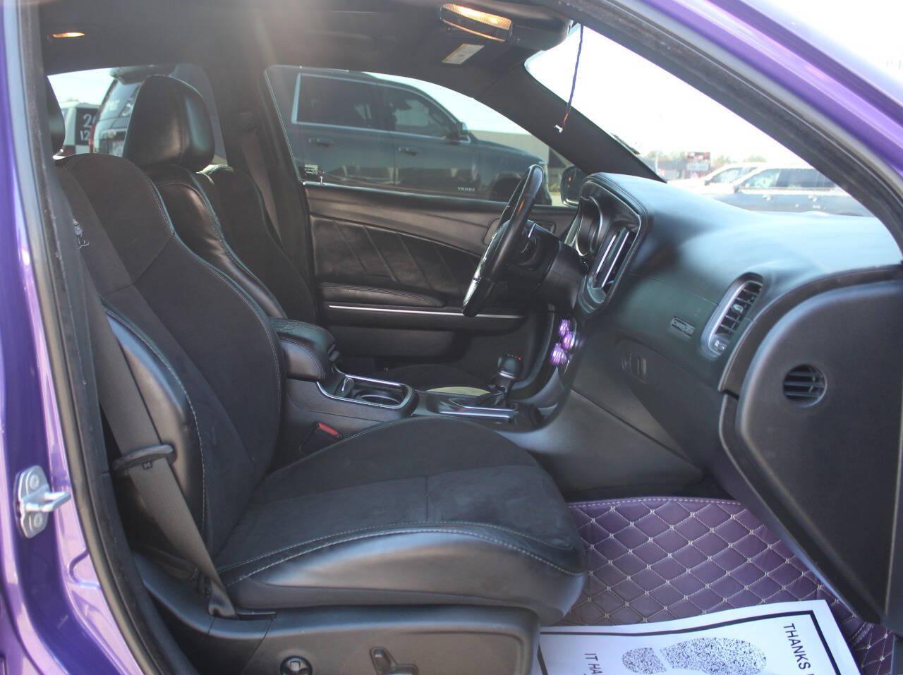 2019 Purple Dodge Charger R/T 392 (2C3CDXGJ2KH) with an HEMI 6.4L V8 485hp 475ft. lbs. 6.4L V8 engine, Automatic 8-Speed transmission, located at 4301 NW 39th , Oklahoma City, OK, 73112, (405) 949-5600, 35.512135, -97.598671 - SPEND SMART --- BUY FROM SUPER SPORTS. ALL PRICES, DOWN PAYMENTS, PAYMENTS, AND FINANCE TERMS ARE NEGOTIABLE AT THE TIME OF APPROVAL. WE WILL WORK WITH YOU TO FIT YOUR BUDGET. WE WILL EVEN LOWER AND ADJUST THE NUMBERS TO HELP MAKE THE VEHICLE MORE AFFORDABLE FOR YOU. Our financing progra- Photo#10