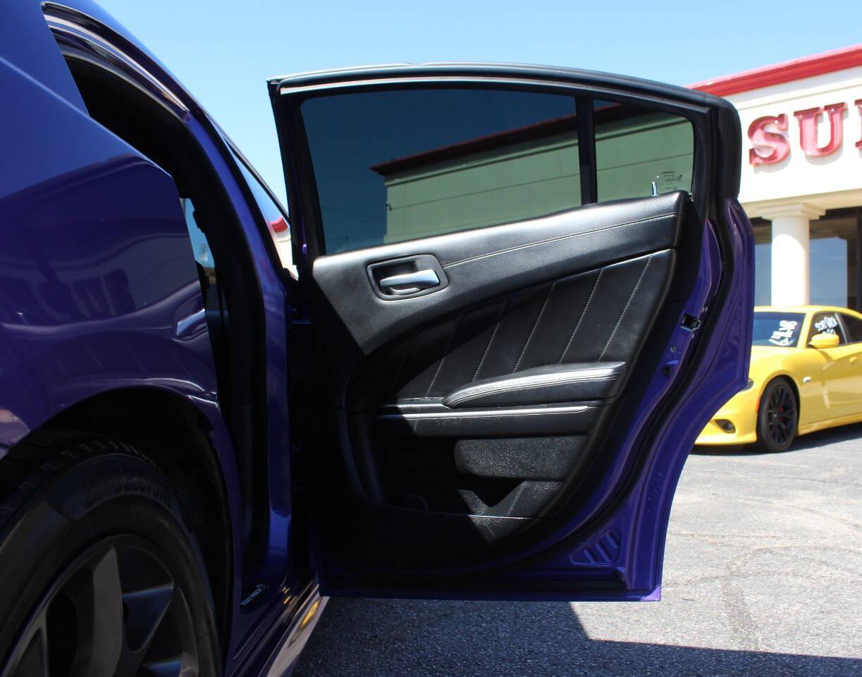 2019 Purple Dodge Charger R/T 392 (2C3CDXGJ2KH) with an HEMI 6.4L V8 485hp 475ft. lbs. 6.4L V8 engine, Automatic 8-Speed transmission, located at 4301 NW 39th , Oklahoma City, OK, 73112, (405) 949-5600, 35.512135, -97.598671 - SPEND SMART --- BUY FROM SUPER SPORTS. ALL PRICES, DOWN PAYMENTS, PAYMENTS, AND FINANCE TERMS ARE NEGOTIABLE AT THE TIME OF APPROVAL. WE WILL WORK WITH YOU TO FIT YOUR BUDGET. WE WILL EVEN LOWER AND ADJUST THE NUMBERS TO HELP MAKE THE VEHICLE MORE AFFORDABLE FOR YOU. Our financing progra- Photo#12